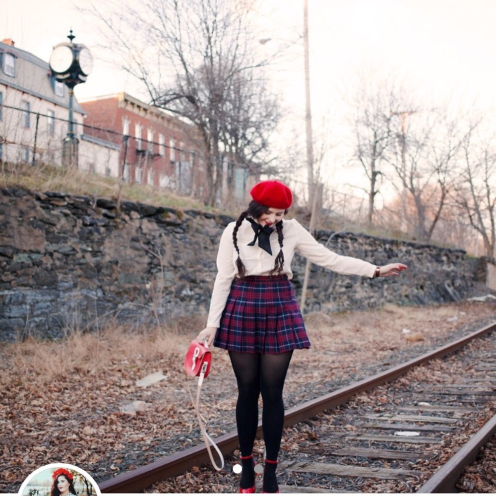 Plaid American Apparel Skirt